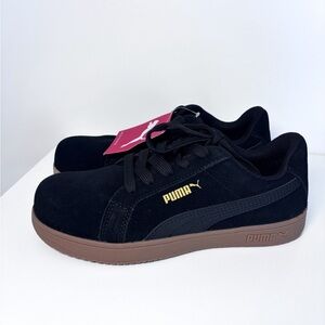 Puma Black Safety Iconic Low Electrical Composite Toe Work Shoes Size 8 NWT